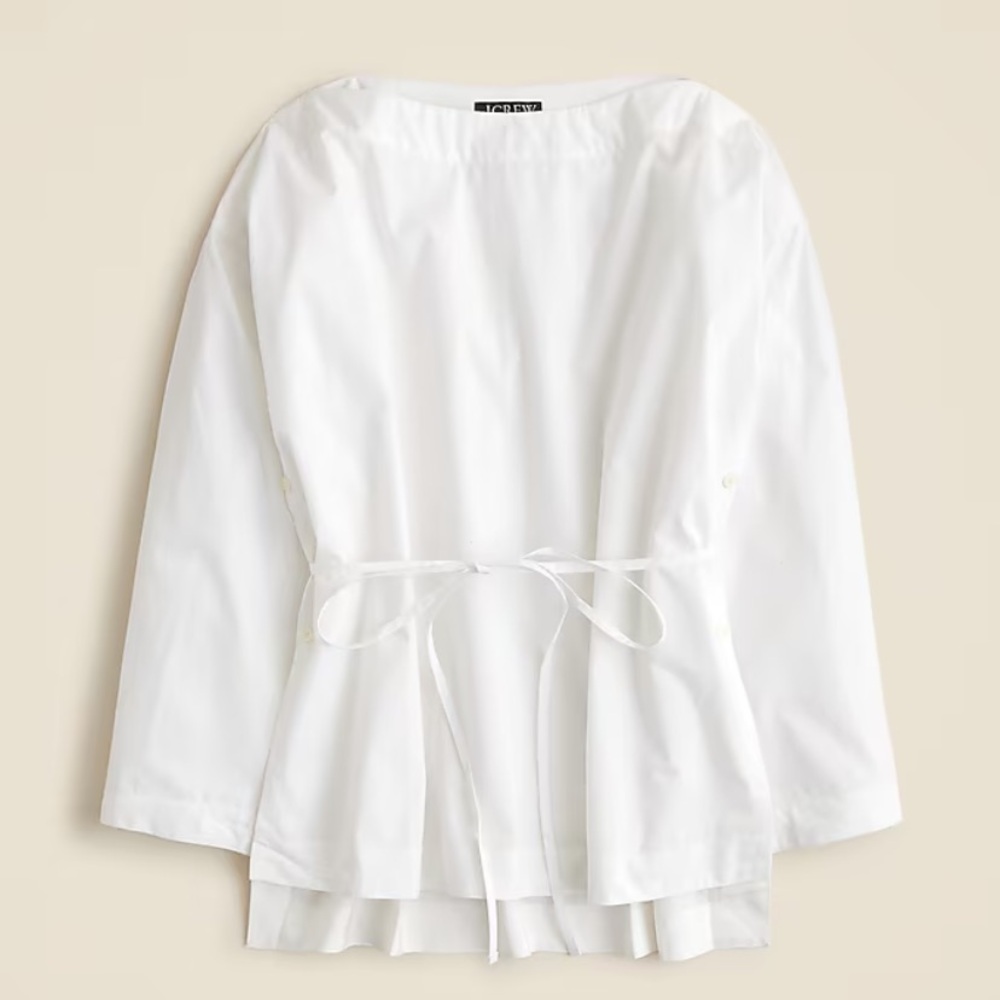 NWT J. crew Ciel Top in Cotton Poplin - Size S - Picture 6 of 6